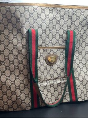 ✨ Vintage Gucci Plus GG Supreme Travel Tote / Weekender ✨
